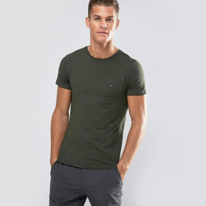 Tommy Hilfiger pánské zelené tričko - XL (322)